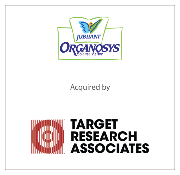 Jubilant Organosys Ltd. Acquired Target Research Associates October 5, 2005