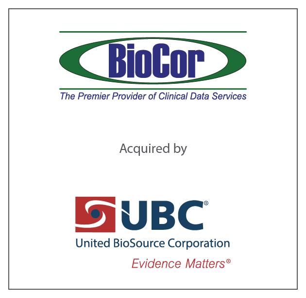 BioCor acquired by UBC November 6, 2006