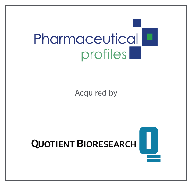 Pharmaceutical Profiles Acquired by Quotient Bioscience December 15, 2008