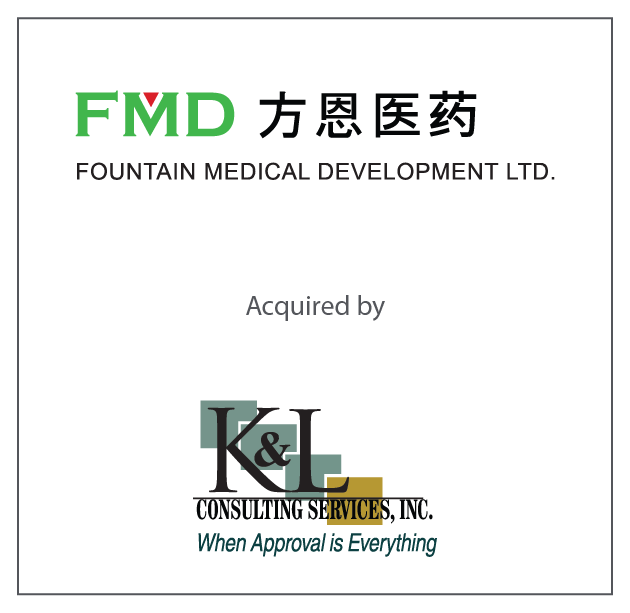 Fountain Medical Development (FMD) merged with K&L consulting services September 1, 2014