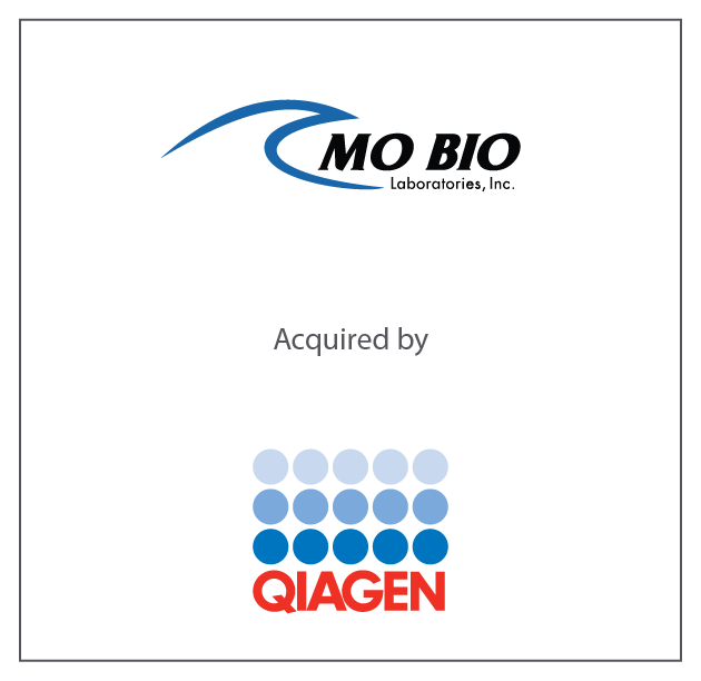Mo Bio acquired by Qiagen January 11, 2016