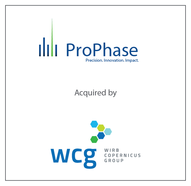 ProPhase acquired by WCG and Arsenal Capital Partners May 9, 2017