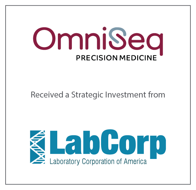 OmniSeq Received a Strategic Investment from LabCorp August 21, 2017