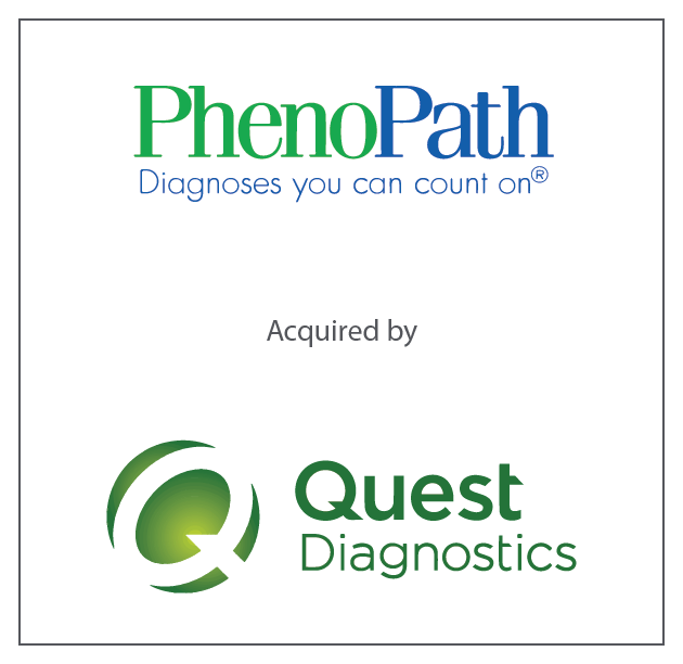 PhenoPath has been acquired by Quest Diagnostics September 2018