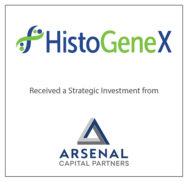 HistoGeneX combines with Caprion Biosciences via strategic investment from Arsenal Capital Partners