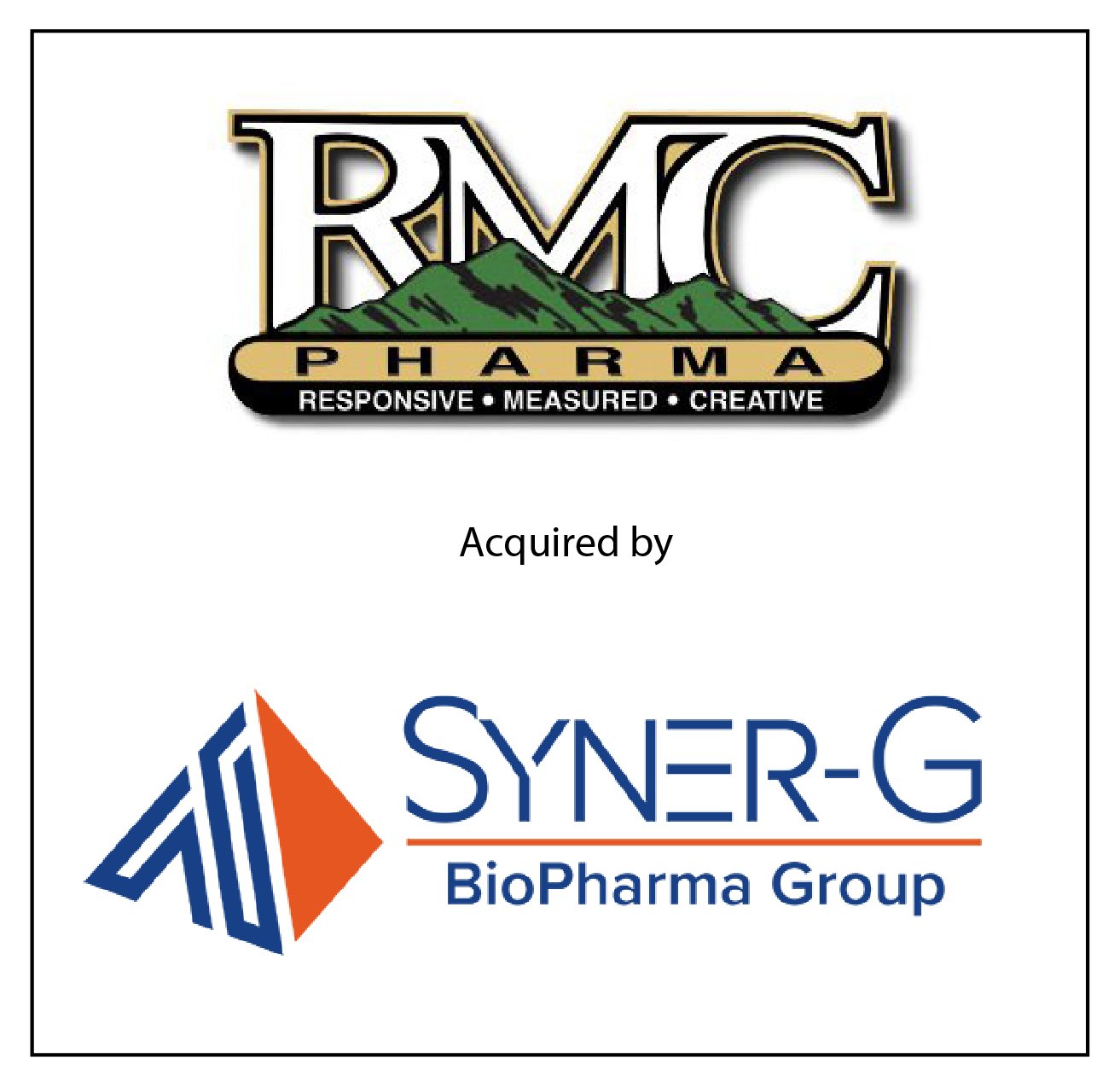 RMC Pharmaceutical Solutions Acquired by Syner-G Biopharma Group, a Portfolio Company of Riverside Partners, to Expand Regulatory Compliance Solutions