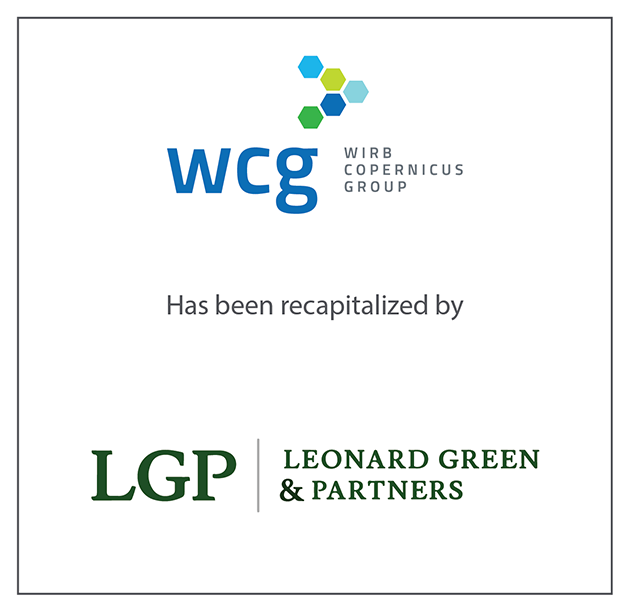 WIRB-Copernicus Group (“WCG”) recapitalizes, led by Leonard Green & Partners, L.P.